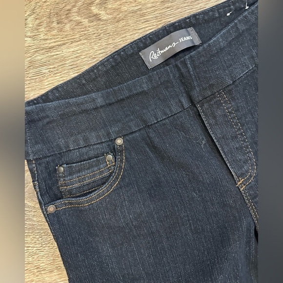 Reitman’s Dark Blue Women's Jeans Pull On SZ 9 - Picture 2 of 4